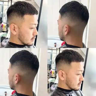 ショート メンズ 及川シゲル 髪質改善講師のヘアスタイル