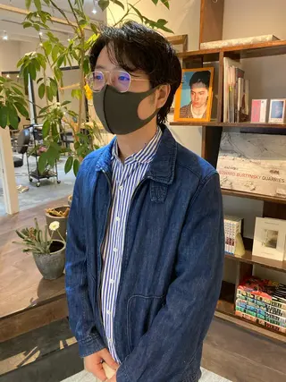 メンズ 金田 夏野のヘアスタイル