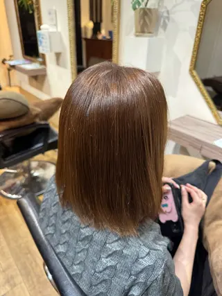 ミディアム フカモト カエデのヘアスタイル