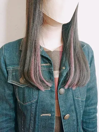 セミロング カラー ELLE salon /ayakaのヘアスタイル