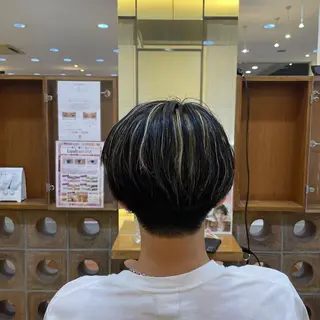 ショート カラー メンズ メンズスタイル 完全再現/仁翔のヘアスタイル