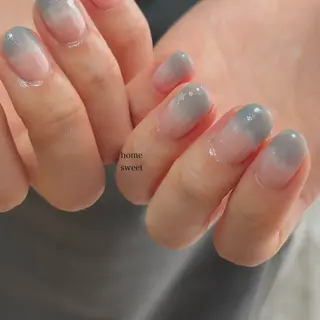 ミディアム ショートネイル. Home sweetのネイルデザイン