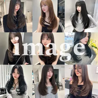ロング マツオ イヨリのヘアスタイル