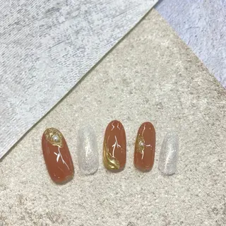 ネイル ⭐︎休業中の練習⭐︎ JNA認定講師髙橋のネイルデザイン