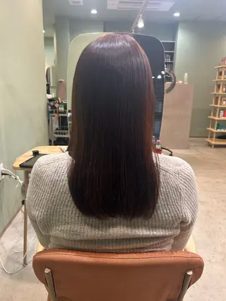 セミロング カラー OBERIO円山所属・及川 侑姫のヘアスタイル