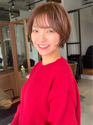 ショート カラー FERIA池田 田岡啓佑のヘアスタイル