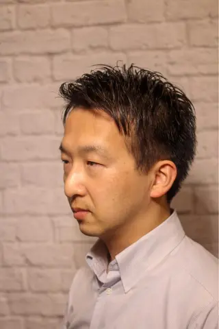 ショート メンズ 銀座マツナガ新宿野村ビル店所属・メンズカット 佐藤優菜のヘアスタイル