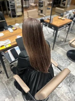 ロング カラー 白髪染めモデル様 募集中🌺祝迫愛艶のヘアスタイル
