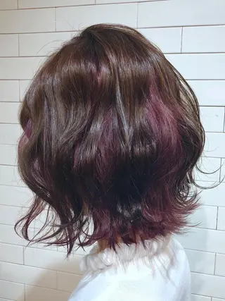 ミディアム 🤍髪質改善➕透明感 カラー🤍川上葵のヘアスタイル