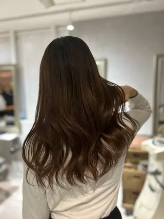 ロング カラー ヘアアレンジ 🫧うる艶color 🩵綾🌙のヘアスタイル