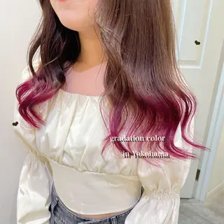 ロング カラー エクステ/ハイトーン 🐏☁️miminaのヘアスタイル