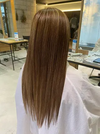 ロング 岡崎/髪質改善/ ハイトーン/鈴木進のヘアスタイル