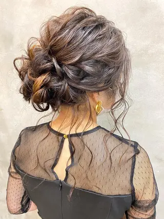 ロング まつパ・ヘアセット ♡Chinami♡のマツエク・マツパデザイン