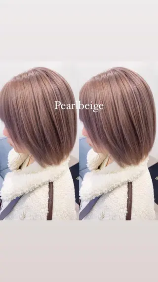 セミロング カラー ヘアアレンジ 🌻Insta指名 NO.1🌻Shoのヘアスタイル