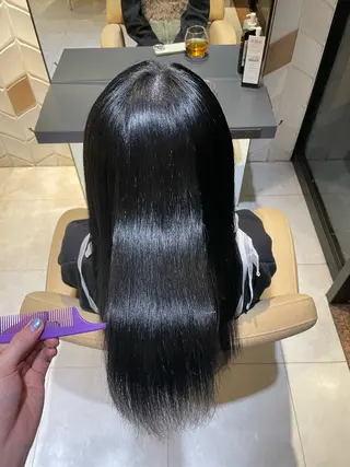 ロング 大藤 彩のヘアスタイル