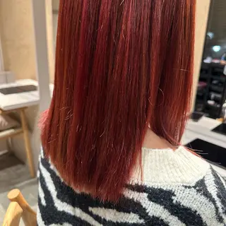 ミディアム 飯島 美海のヘアスタイル