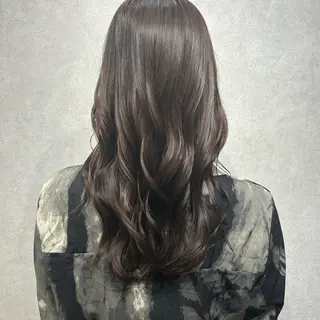 セミロング カラー 髪質改善ストレート /暖色カラー🎀🪞のヘアスタイル