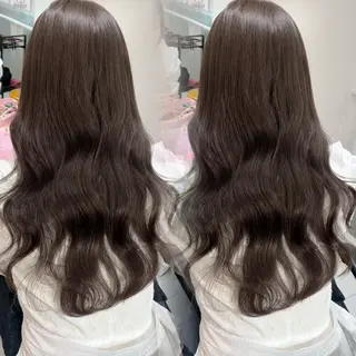 セミロング カラー 韓国ヘア🎀艶髪 /渋谷/Manaeのヘアスタイル