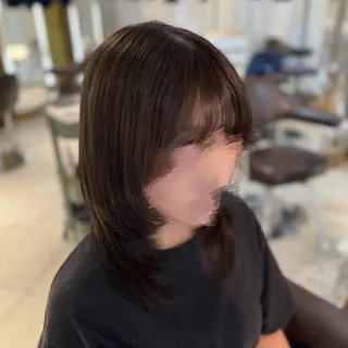 ミディアム カラー Velvet on the beach所属・🩶大人かわいい 透明感カラーあむ🩶のヘアスタイル