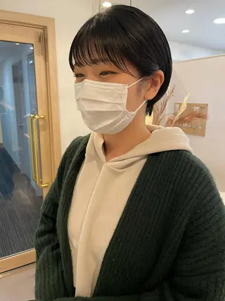 ショート 大迫 江梨のヘアスタイル