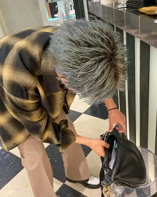 ショート カラー メンズ 栄/矢場町 三井太朗のヘアスタイル