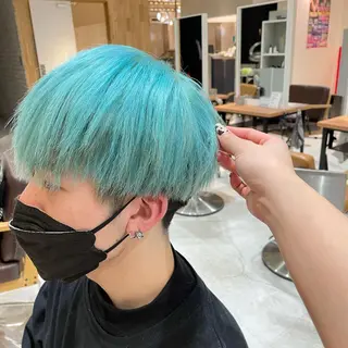 ショート カラー メンズ 大阪韓国ヘア 🦋RINKAのヘアスタイル