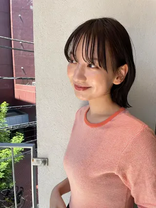 ミディアム 佐藤 蓮のヘアスタイル