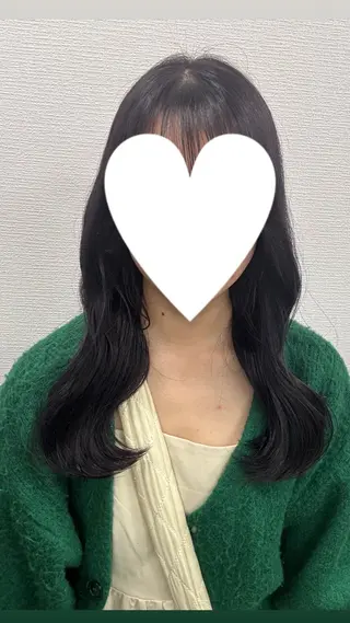 セミロング カラー 🎀愛されgirly ヘア🫧Ayakaのヘアスタイル