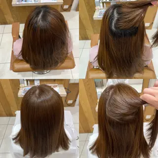 ロング カラー 川村 真夕のヘアスタイル