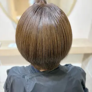 ショート カラー miku🧸 カットモデル/韓国風のヘアスタイル