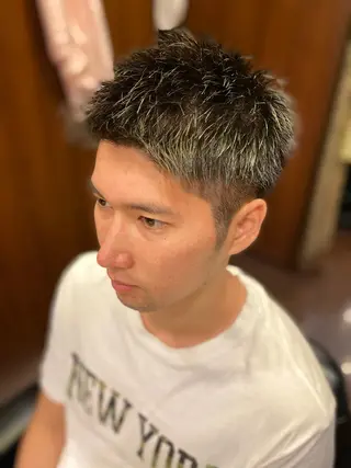 ショート メンズ HIRO GINZA barber shop神楽坂店所属・波岡 萩斗のヘアスタイル