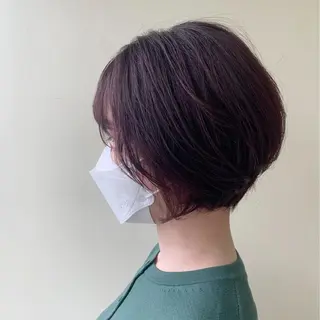 ショート 韓国ﾍｱ&ｼｮｰﾄ ボブ💜桑原のヘアスタイル