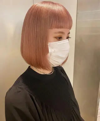 ミディアム カラー 遠藤沙也加 /レイヤーカットのヘアスタイル