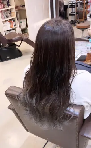 ロング カラー lafith hair leco所属・西金 徹のヘアスタイル