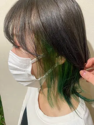 ミディアム カラー 綾香 /透明感カラーのヘアスタイル