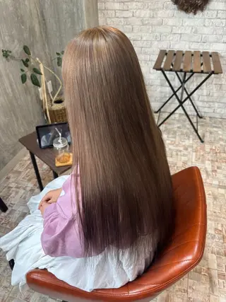 ロング カラー botan🪷☆*。 レ ナのヘアスタイル