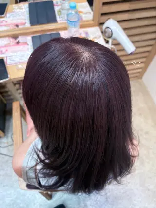 ミディアム カラー 🫧透明感カラー/ 寒色カラー/Risaのヘアスタイル
