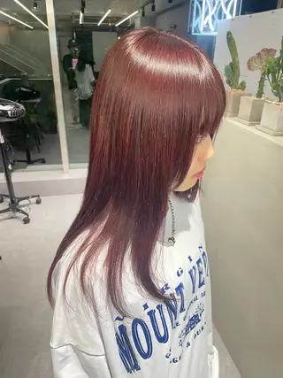 セミロング 韓国レイヤー➰北田 陸斗➰コテ巻きパーマのヘアスタイル