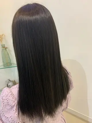 カラー ブリーチしない暖色 カラー🥀杉 優菜のヘアスタイル