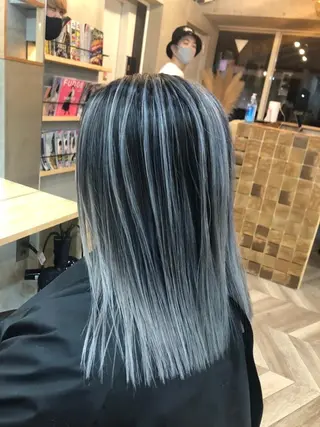 ミディアム カラー ANGELICA 難波店のヘアスタイル