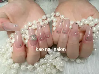 ネイル kao nail マグネット/長さだしのネイルデザイン