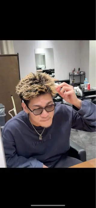 ショート パーマ メンズ メンズパーマ特化 美容師kouyaのヘアスタイル