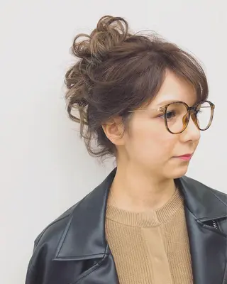 ロング ヘアアレンジ 森安 華楠のヘアスタイル