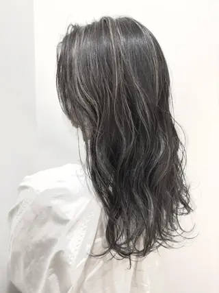 セミロング 我舞谷 将人のヘアスタイル