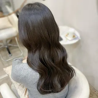 ロング カラー miku🧸 カットモデル/韓国風のヘアスタイル