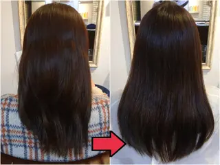 セミロング カラー youres  hair  髪質改善トリートメント&ヘッドスパ新宿三丁目店所属・髪質改善 芝井千晶のヘアスタイル
