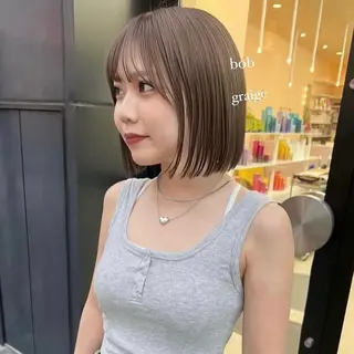 ミディアム カラー arisa/暖色 /伏見/レイヤーのヘアスタイル