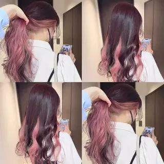カラー 渋谷:インナーカラー ／🍒エリカ🍒のヘアスタイル