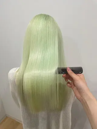 ロング カラー Ricca所属・Hina🧵/恵比寿 中目黒/透明感カラーのヘアスタイル