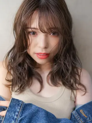 ミディアム カラー パーマ アイブロウ 渋谷パーソナルカラー 診断🌈✨井上のその他イメージ